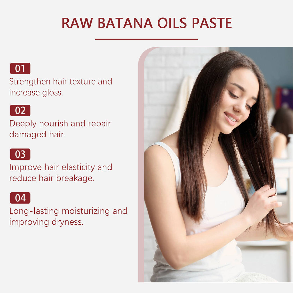 Hoegoa Batana Oil Hair Mask, Nourishes Hair, Moisturizes Hair, Softens, Brightens And Improves Dry And Irritated Hair