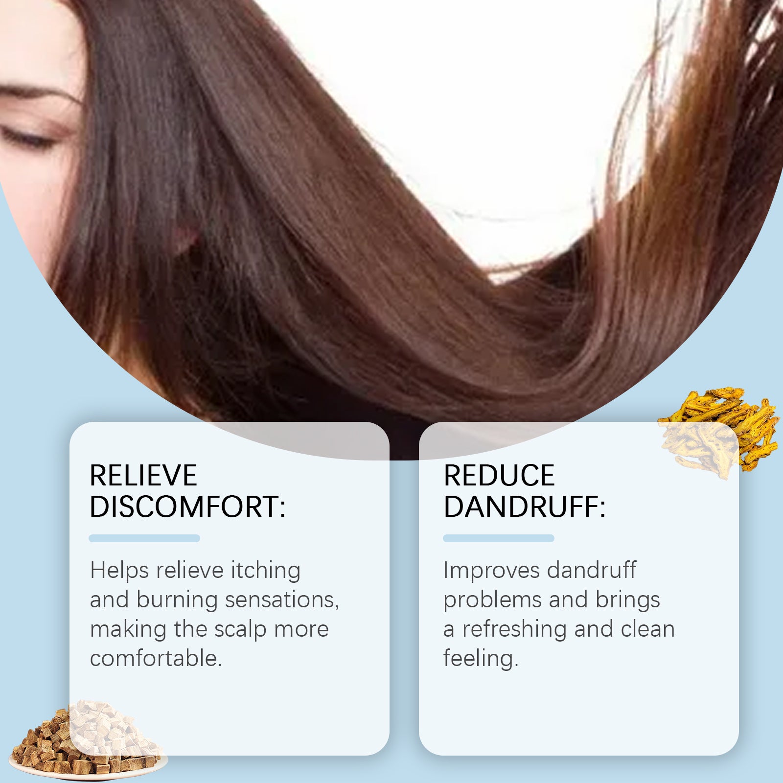 Hoegoa Scalp Soothing Cream, Gentle Nourishing Cleansing Repair Improves Massaging Scalp To Reduce Dandruff Soothing Cream