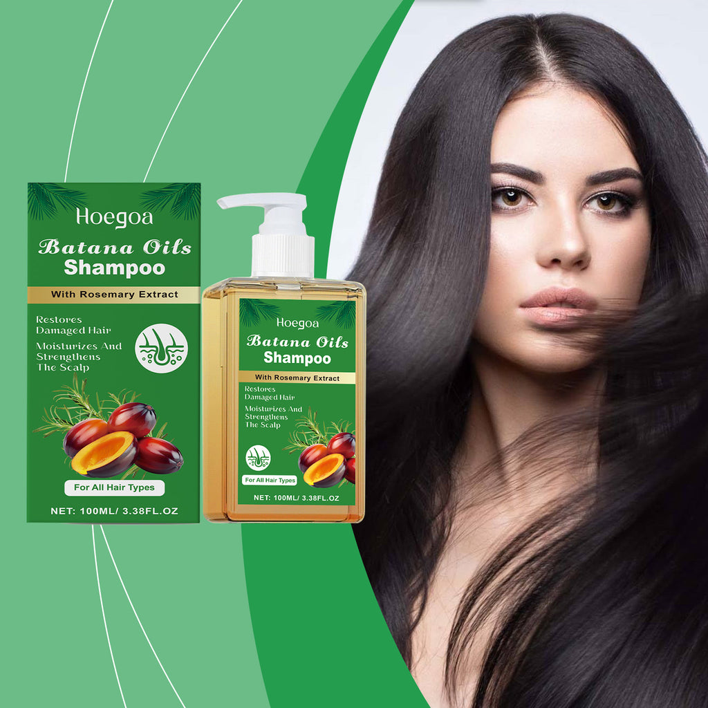 Hoegoa Batana Hair Care Shampoo, Cleans Scalp Gently Nourishes And Softens Hair With Rosemary Shampoo
