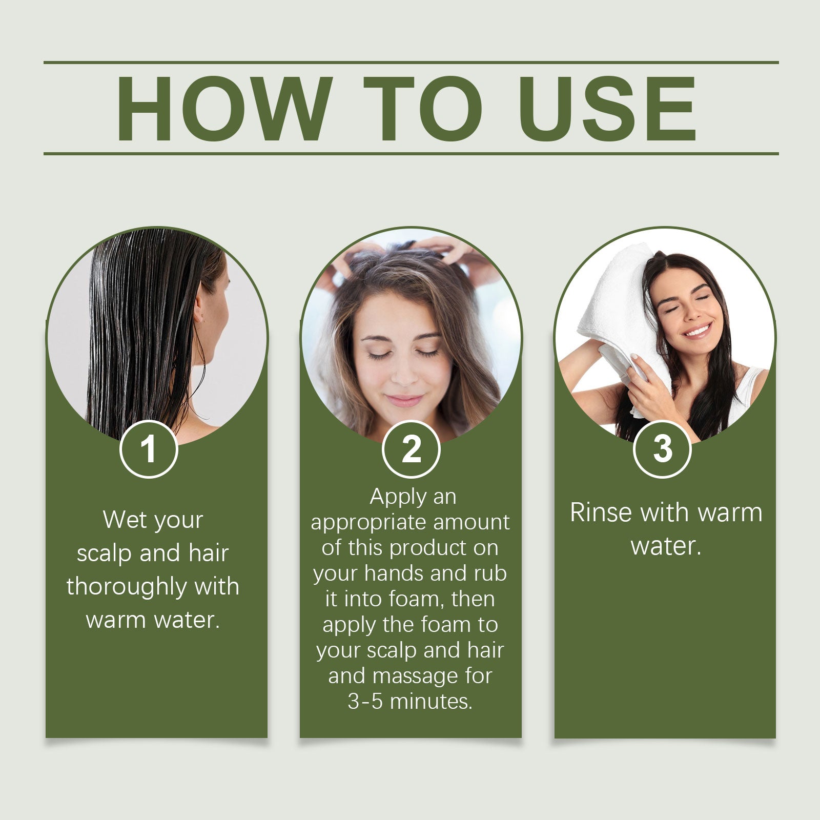 Hoegoa Rosemary Shampoo, Moisturizing Clean Scalp Strong Hair Reduce Scalp Discomfort Shampoo