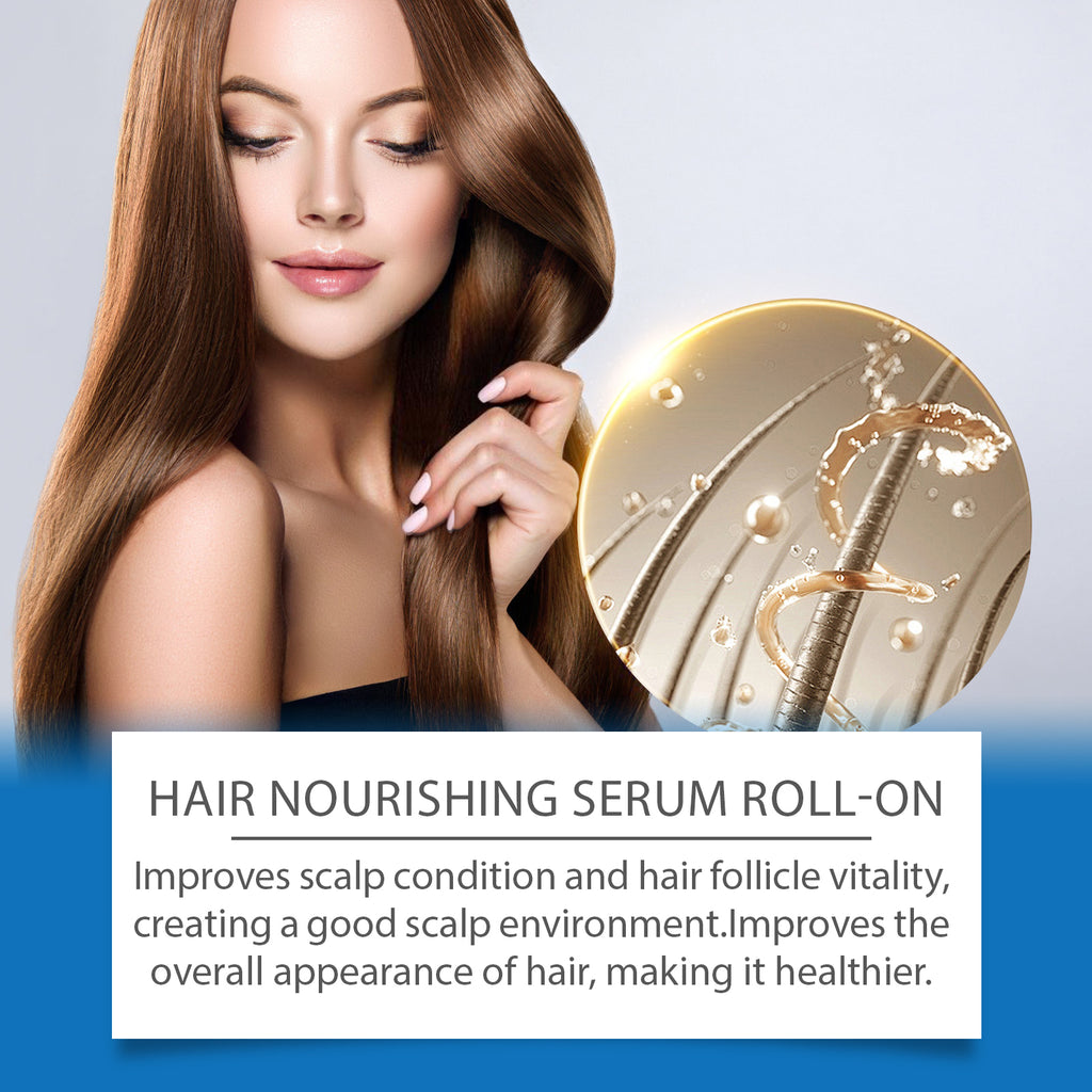 Hoegoa Hair Roller Essence Moisturizes, Hydrates And Enlarges Hair Follicles, Nourishes And Cares For The Scalp