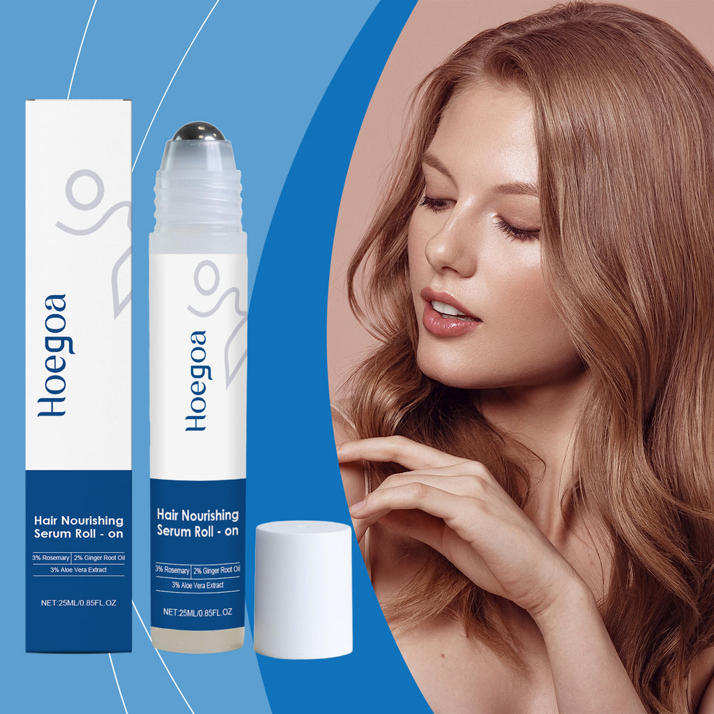 Hoegoa Hair Roller Essence Moisturizes, Hydrates And Enlarges Hair Follicles, Nourishes And Cares For The Scalp