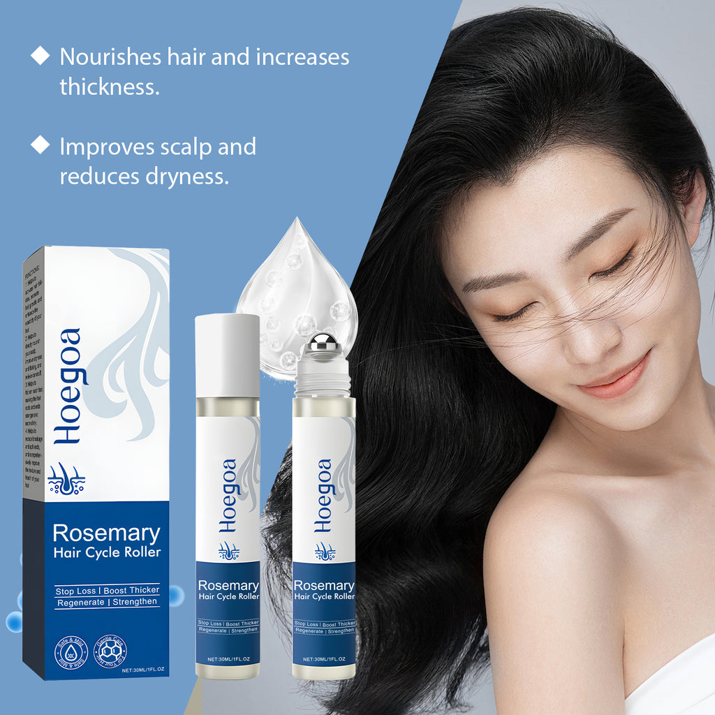 Hoegoa Hair Roller Essence Moisturizes The Scalp, Provides Moisturizing, Softening, Brightening And Daily Massage Essence For Hair Care