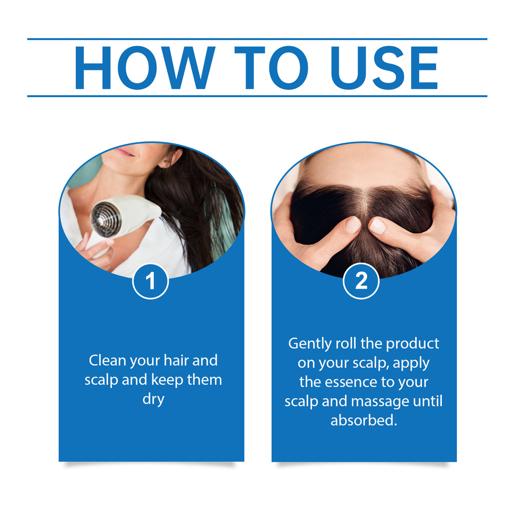 Hoegoa Hair Roller Essence Moisturizes The Scalp, Provides Moisturizing, Softening, Brightening And Daily Massage Essence For Hair Care