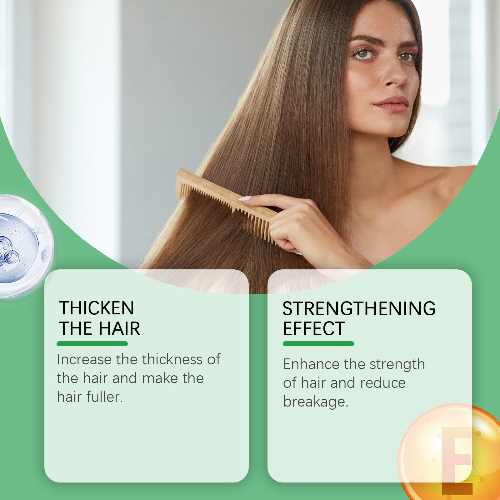 Hoegoa Rosemary Thickening Shampoo, Herbal Essence Nourishes And Restores Hair And Oil Control Fluffy Shampoo
