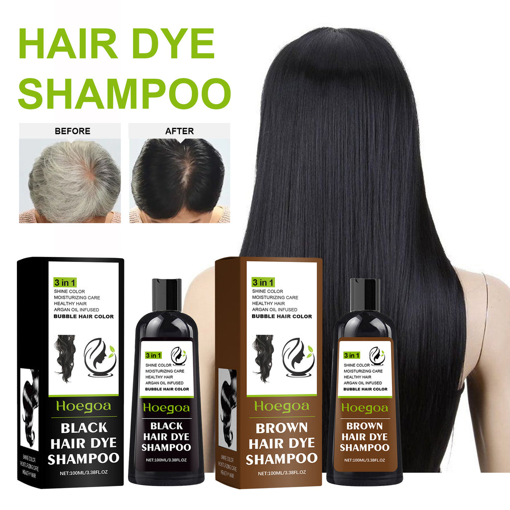 HOEGOA Plant-Based Bubble Hair Shampoo Is Gentle, Does No Harm To Hair, Cleanses And Moisturizes Hair, And Is Easy To Color