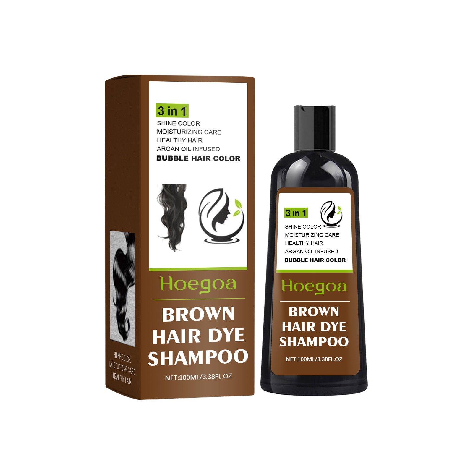HOEGOA Plant-Based Bubble Hair Shampoo Is Gentle, Does No Harm To Hair, Cleanses And Moisturizes Hair, And Is Easy To Color