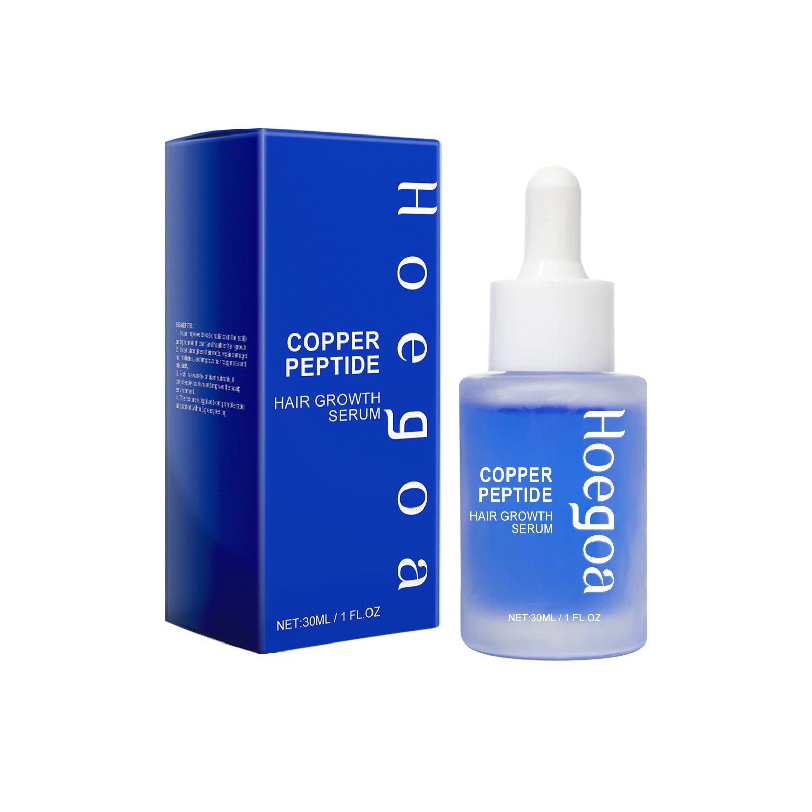 Hoegoa Copper Peptide Hair Serum, Nourishes Scalp, Nurses Roots, Restores Fluffy And Strong Hair