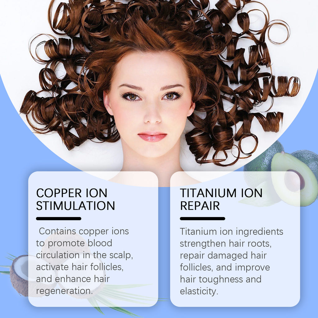 Hoegoa Copper Peptide Hair Serum, Nourishes Scalp, Nurses Roots, Restores Fluffy And Strong Hair